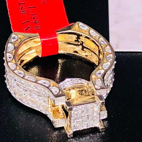 REAL DIAMOND designer ring Not CZ Appraisal incl. - Picture 8 of 10